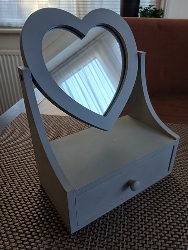 Grey mdf dressing table top - grey,
