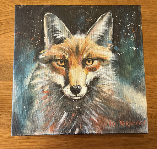 Original artwork fox on - fox.,