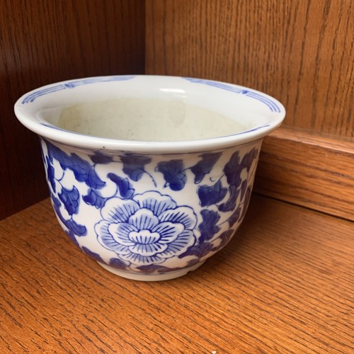 Chinese jardiniere blue - jardiniere, &