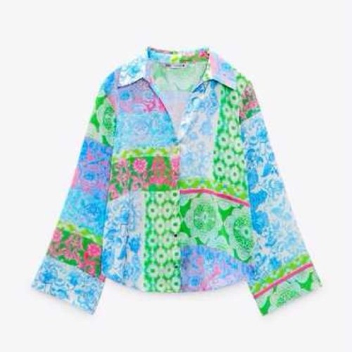 Zara long sleeve - , patchwork