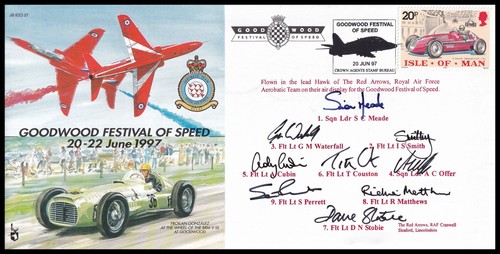 Red arrows team signed raf - red,