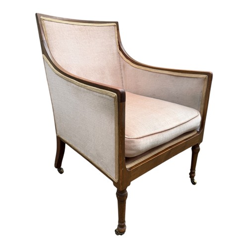 Vintage walnut framed armchair - vintage,