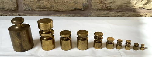 Kitchen scales brass churn - kitchen,