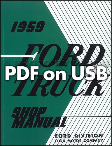 1959 ford truck workshop - 1959,