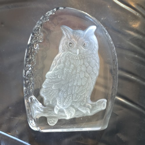 Wedgwood crystal owl - wedgwood,