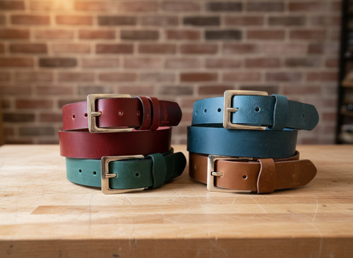 Unisex real leather - unisex, belt