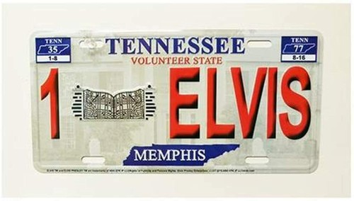 Elvis license plate - license, 1elvis