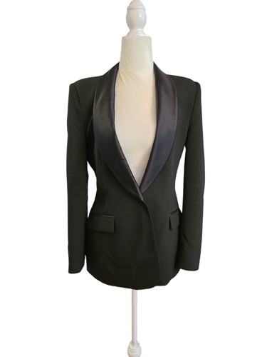 Zara women black tuxedo - s,