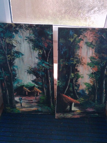 Makalin oil canvas - oil, on