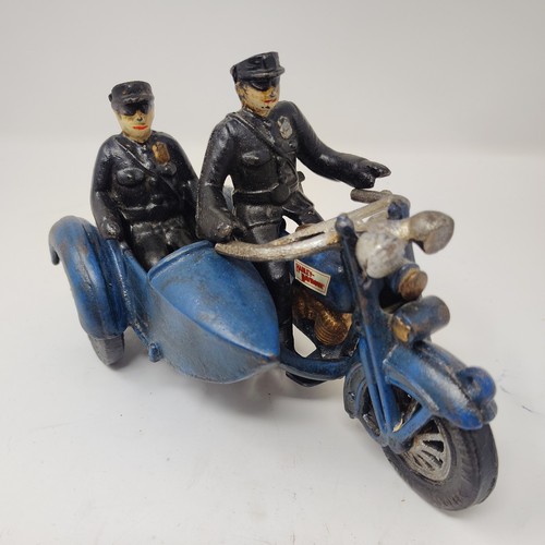 Vintage cast iron harley - vintage,