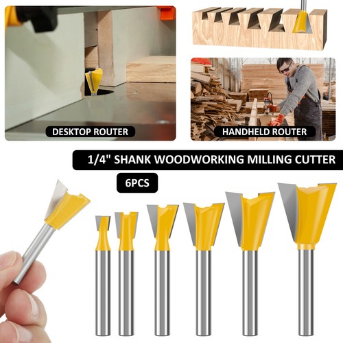 Sizes shank dovetail - 6,