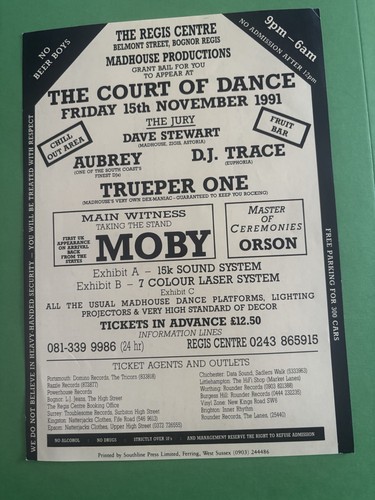 Vintage rave flyer bognor - rave,