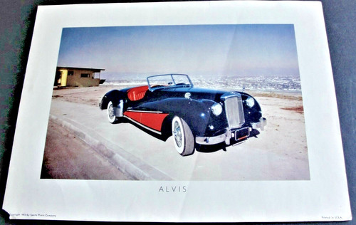 Alvis convertible car - alvis, car,
