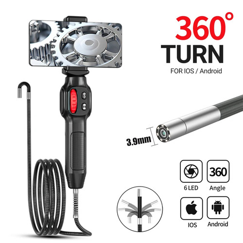 9mm articulated borescope - 3.9mm,