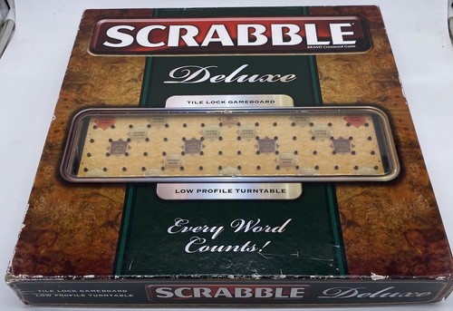 Scrabble deluxe board game low - deluxe,