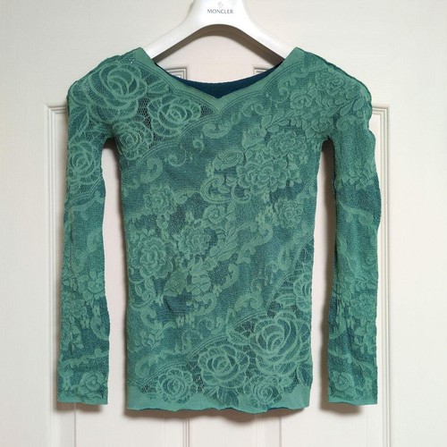 Chacott green long - long, lace