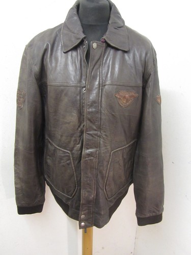 Vintage saki leather bomber - vintage,