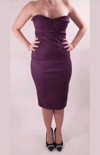 Dress purple casual - chic, size