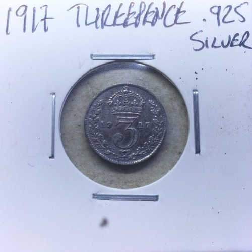 1917 threepence george - -,