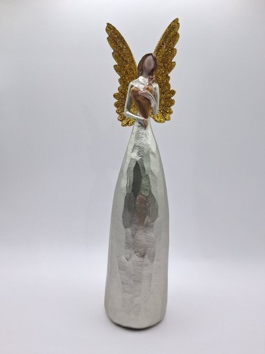 24cm tall golden wing angel - 24cm,
