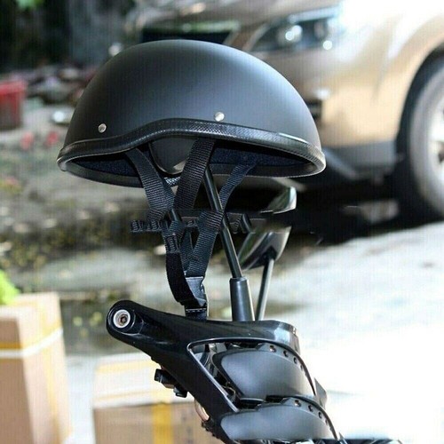Open face half helmet - open,