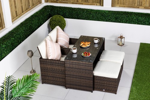 Giardino seater rattan cube - 2,