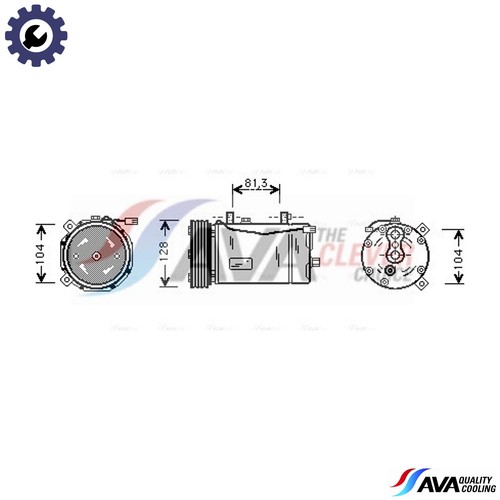 Compressor air conditioning - air,