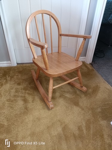 Vintage childs rocking - chair,