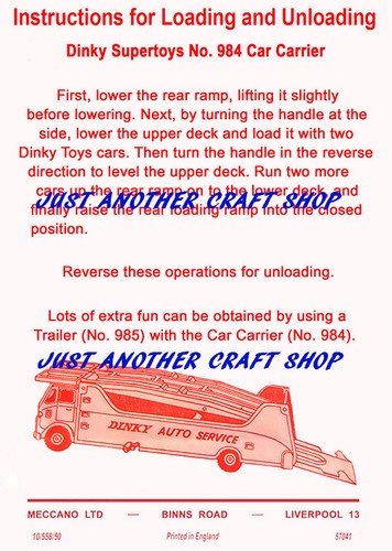 Dinky toys 984 auto service - 984,