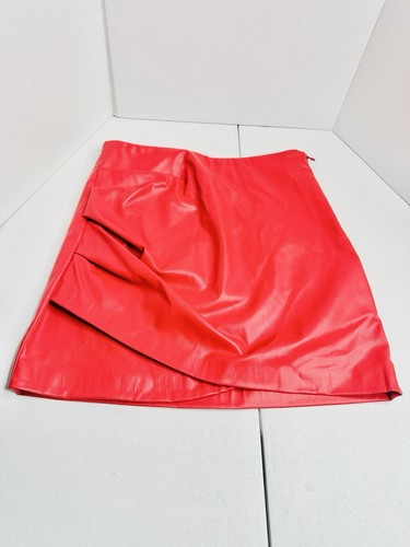 Zara red faux - zara,