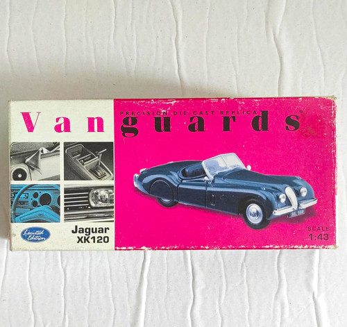 Vanguards jaguar xk120 green - jaguar,