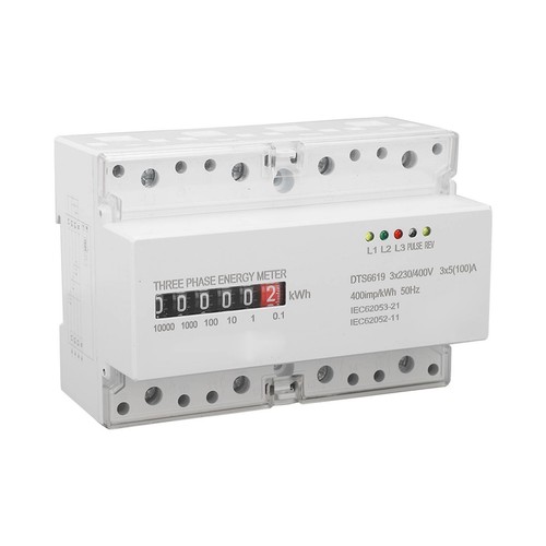 Electric meter din rail - meter,