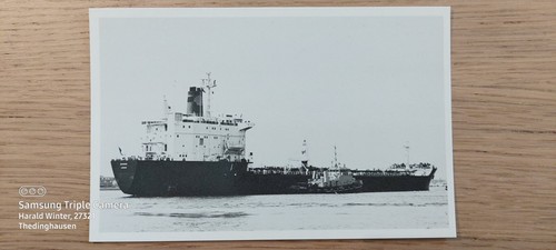 Postcard naval ship tanker - naval, ms