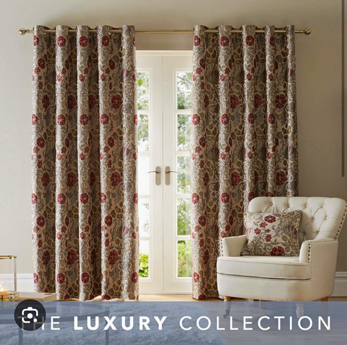 Dunelm betsy natural curtains - betsy,