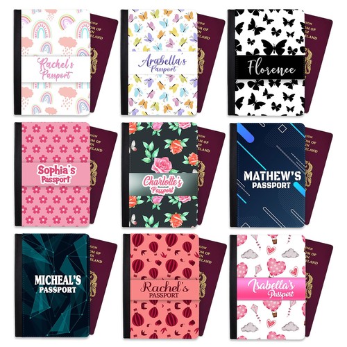 Personalised passport cover - personalised,