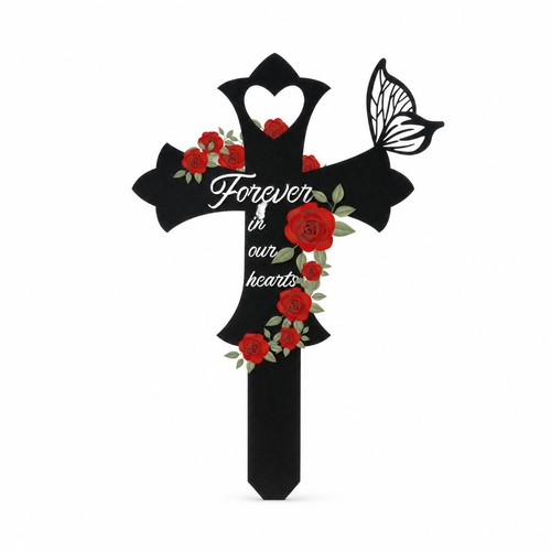 Cross memorial stake sympathy - memorial,