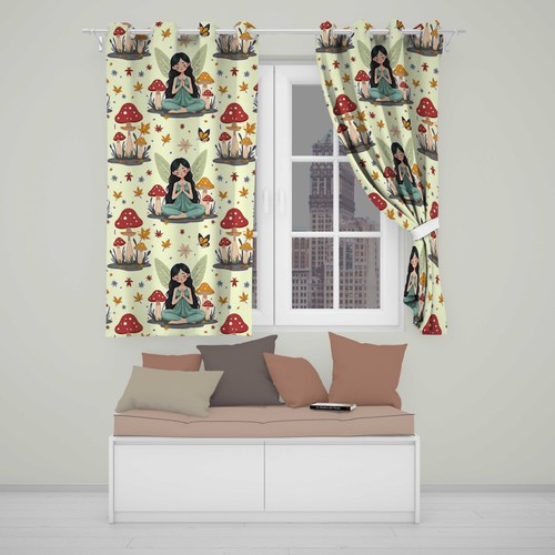 Blackout eyelet curtains cute - curtains,