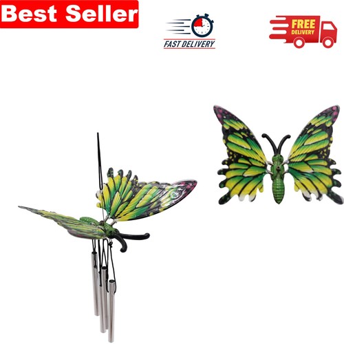 Crafted butterfly wind chime - crafted,