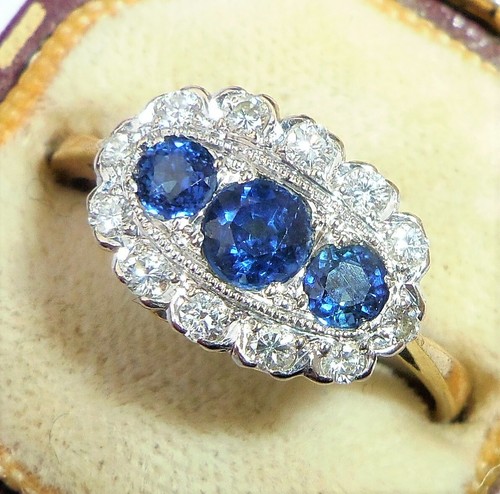 Vintage art deco style 18ct - vintage,