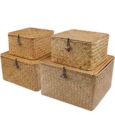 Set seagrass basket - 4,