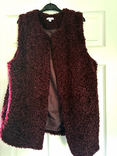 Berry purple faux fur - faux,
