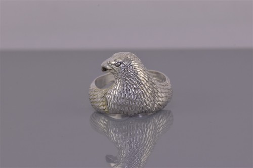 Sterling silver 17mm - 17mm, sculpted