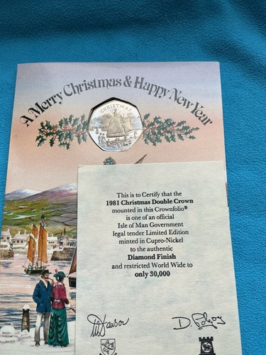 1981 iom christmas 50p - 1981, card