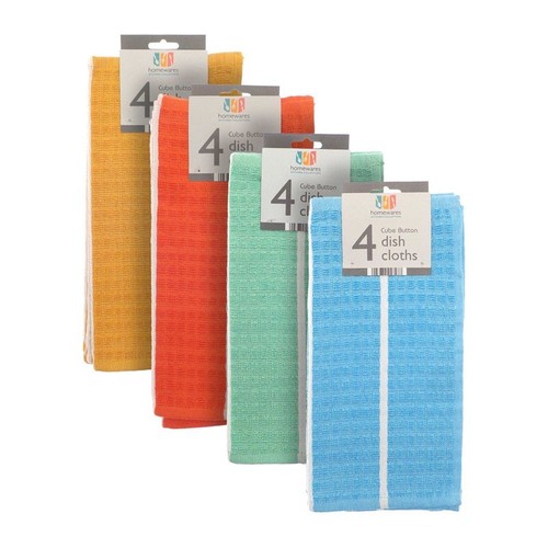 4pcs plaid kitchen towels - kitchen,