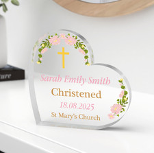 Personalised christening cross - personalised,