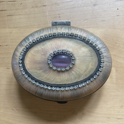 Oval vintage style trinket - style, box