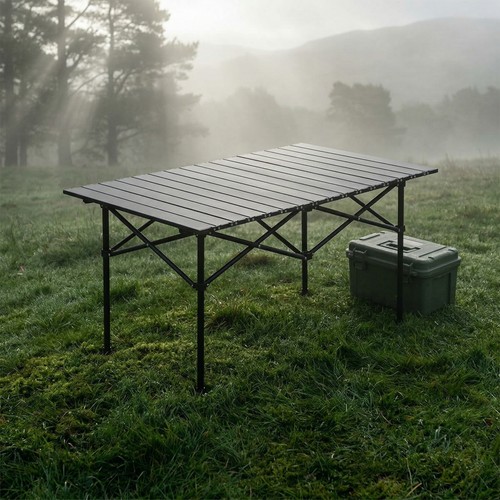 Folding camping table portable - camping,