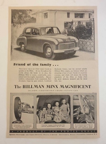 Hillman minx magnificent - hillman,