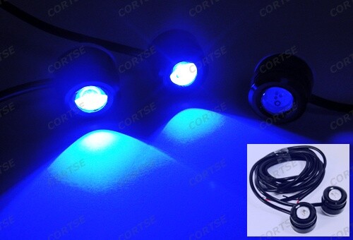 Blue eagle eye led fog - 2x,