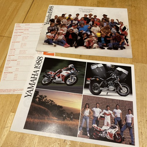 Vtg yamaha 1988 full line - yamaha,